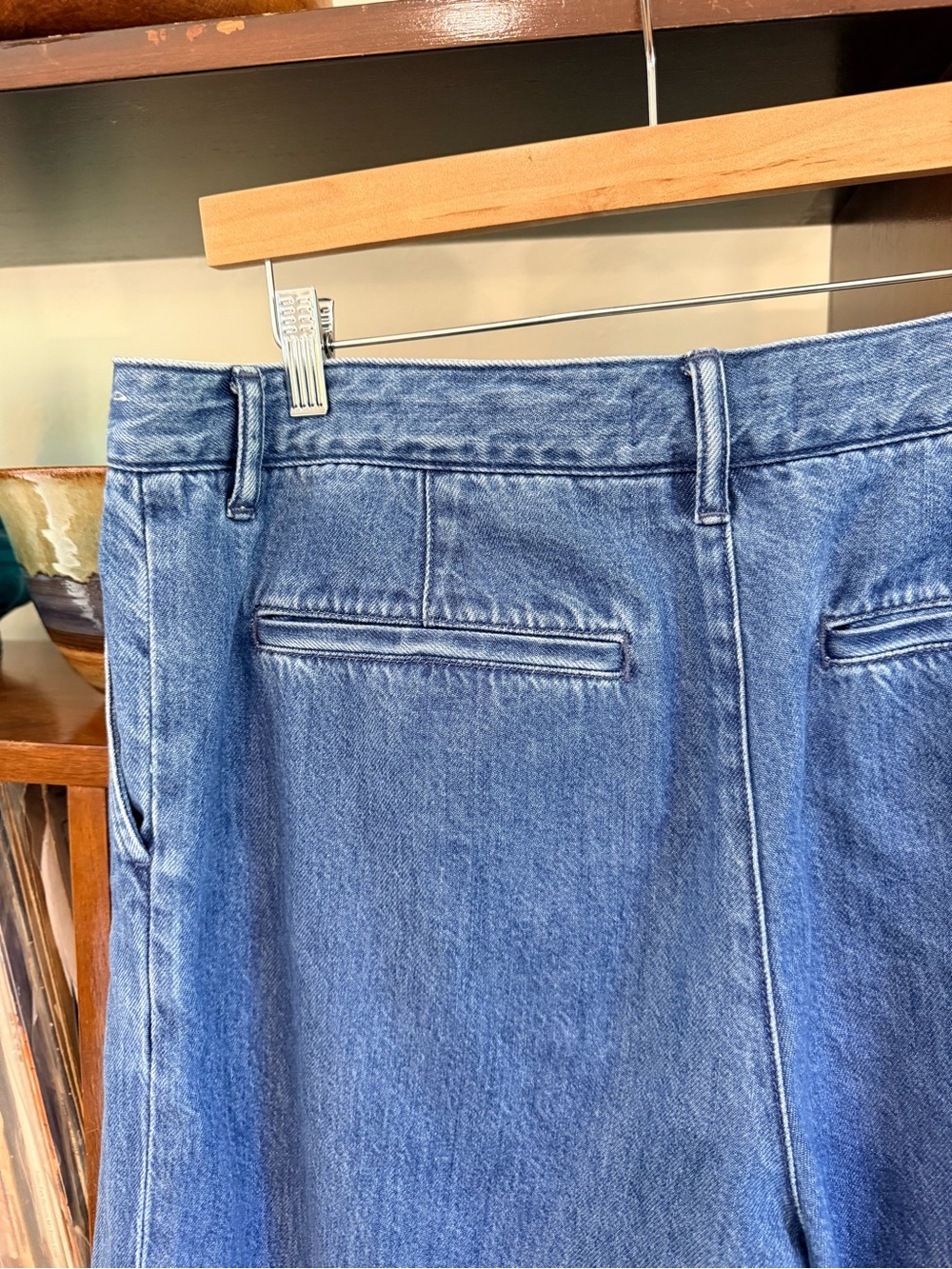 Madewell SUPER Wide Leg Harlow Jeans - Blue size 30 - Picture 8 of 9
